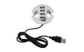 Адаптер для USB GTV сірий HB-USB-4X-80
