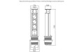 Подовжувач для офису d 60 GTV с заземленням на 3 розетки SCHUCKO, 2xUSB сірий