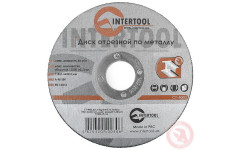 Диск отрезной по металлу 115x1,6x22,2 мм INTERTOOL CT-4003