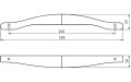 Ручка меблева Siro 2356/185ZN68