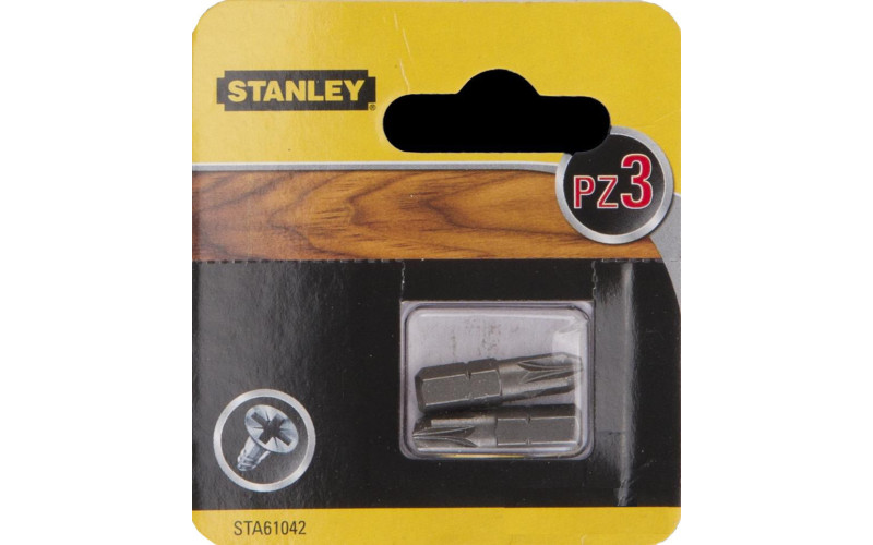 Биты Stanley Pz3 25мм, 2шт