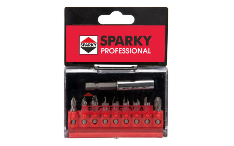 Набор бит SPARKY PZ1-2шт, PZ2-5шт, PZ3-2, магнит. держатель