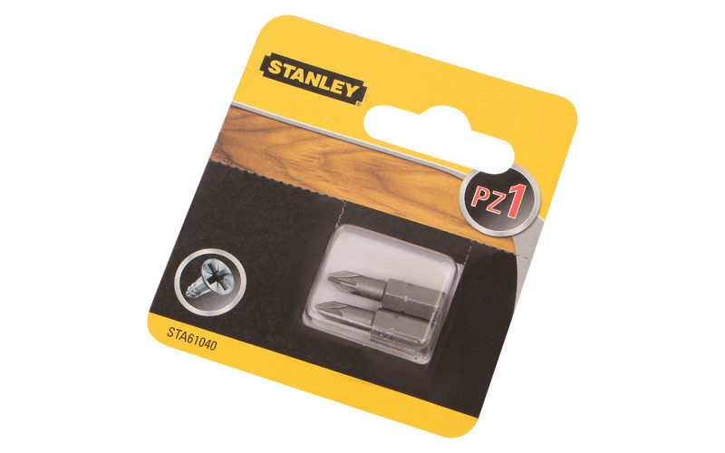 Биты Stanley Pz1 25мм, 2шт