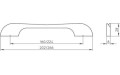 Ручка меблева Siro 2211/202ZN1