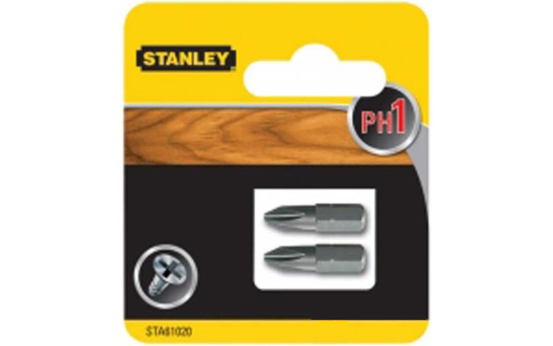 Биты Stanley Ph1 25мм, 2шт