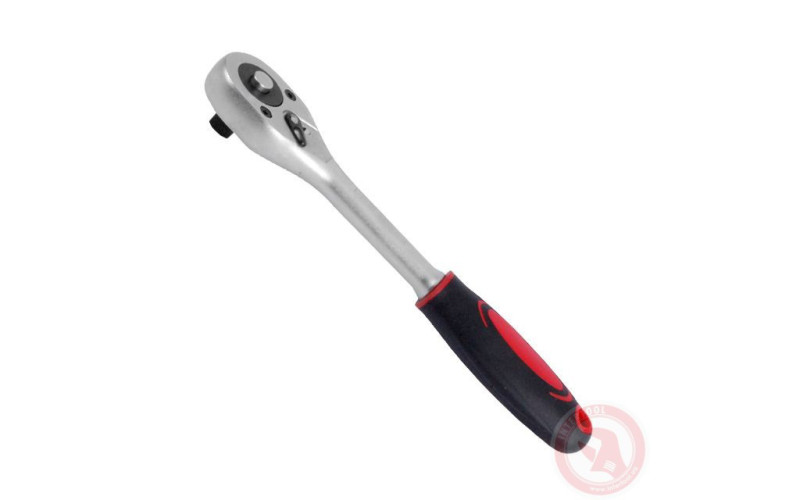 Рукоятка с храповым механизмом на 24 зуба 1/4'', Cr-v INTERTOOL HT-2104