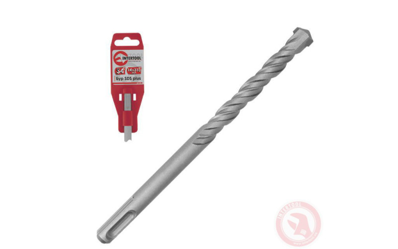 Бур SDS PLUS S4 10x310 мм INTERTOOL SD-1031