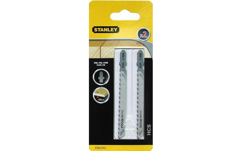 Полотно по дереву STANLEY, 100x72,5мм, рез 40мм, Т, 2шт